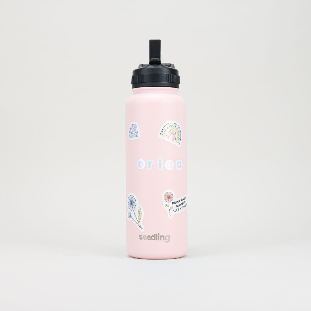 The Big One 40oz Water Bottle - Pearly Pink