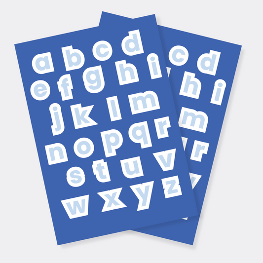 Sticker Sheet Bundle - Alphabet