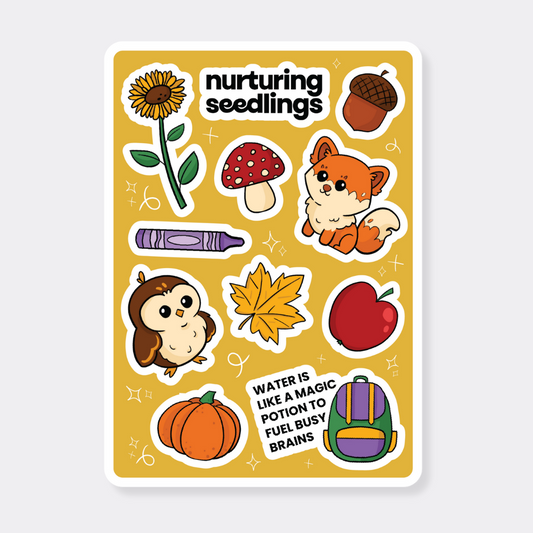 Sticker Sheet - Fall Friends